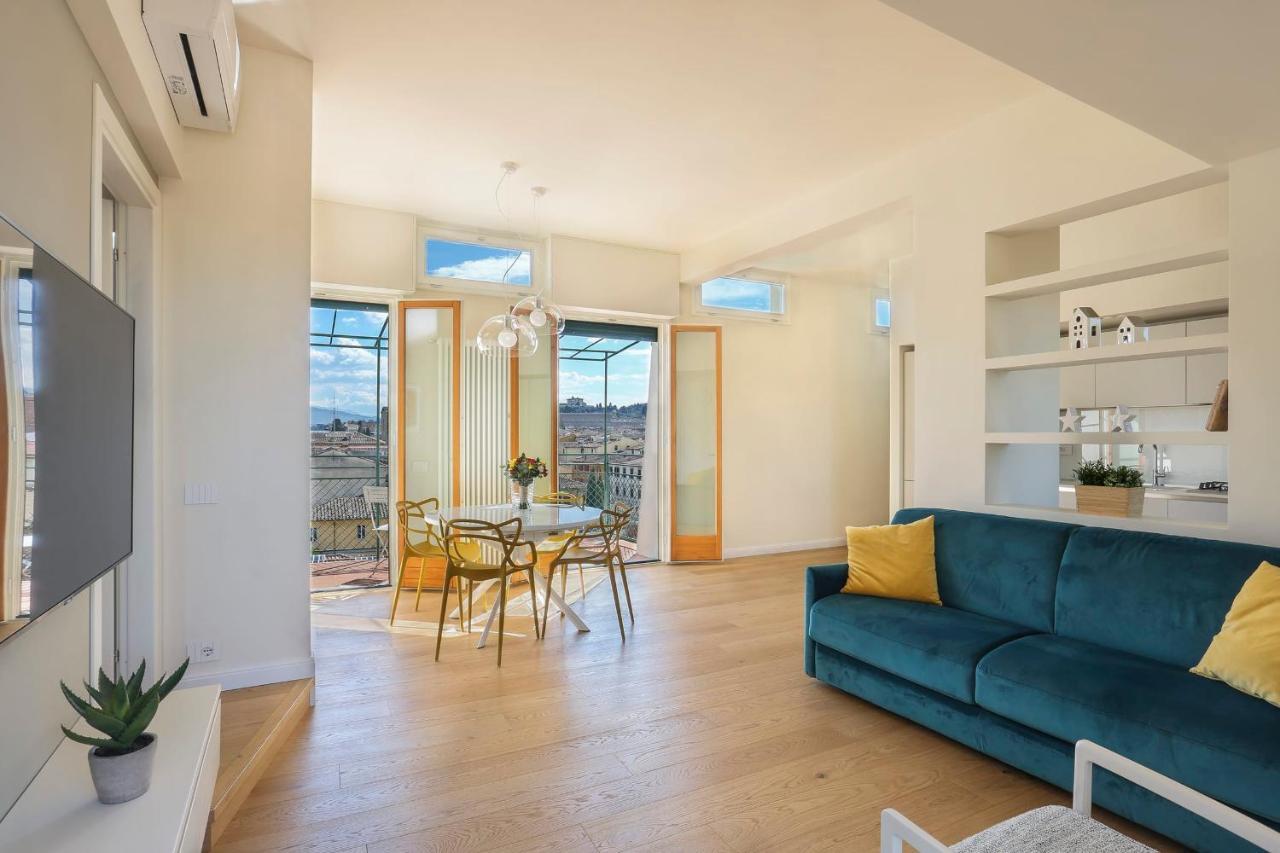 Penthouse With Big Terrace In Oltrarno Daire Floransa Dış mekan fotoğraf