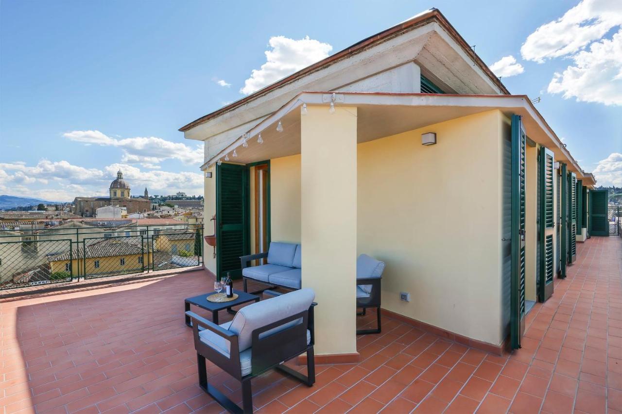 Penthouse With Big Terrace In Oltrarno Daire Floransa Dış mekan fotoğraf